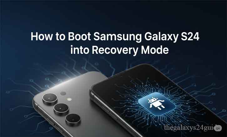 how to boot samsung galaxy s24 into recovery mode