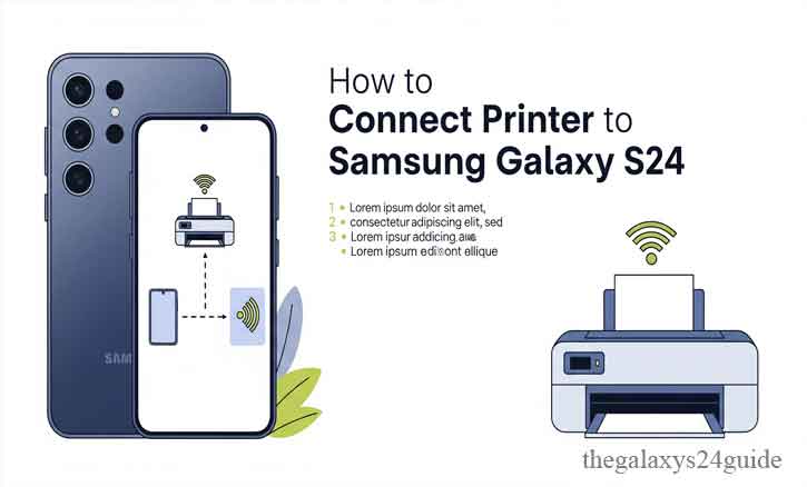 how to connect printer to samsung galaxy s24