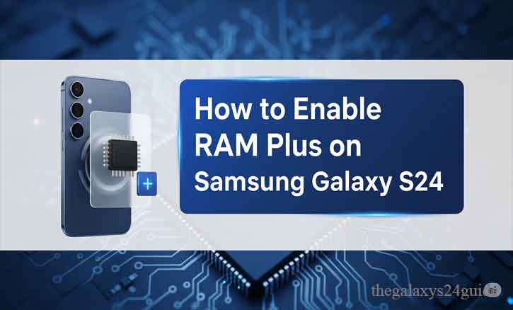 how to enable ram plus on samsung galaxy s24