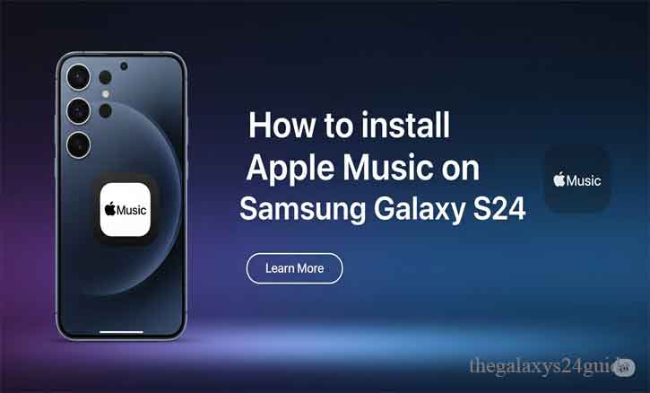 how to install apple music on samsung galaxy s24