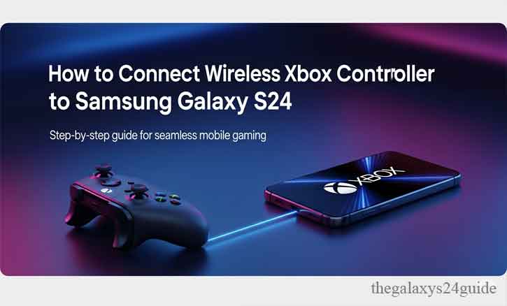 how to connect wireless xbox controller to samsung galaxy s24