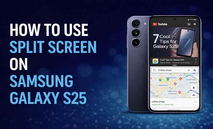 how to use split screen on samsung galaxy s25